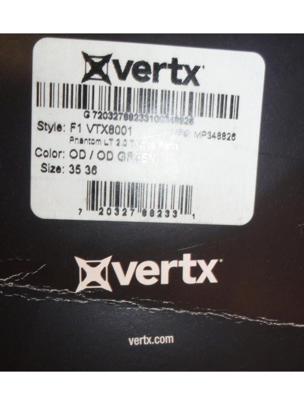 NEW Xvertx Phantom LT Tactical Pants Mens OD Green Cargo Work Gorpcore 35-36 - Picture 11 of 14
